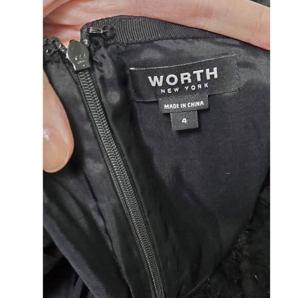 Worth New York Formal Special Occasion Skirt w/ Sparkle Eyelash Front Size 4 - Picture 7 of 10